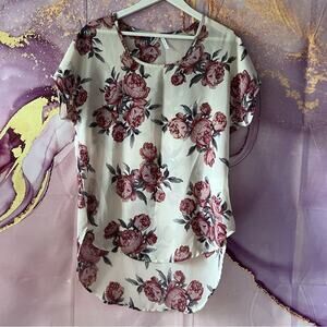 5/$30 Rose Floral High Low Top S